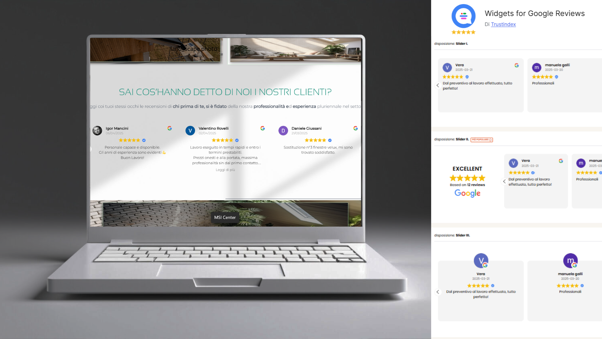 widgets for Google Reviews